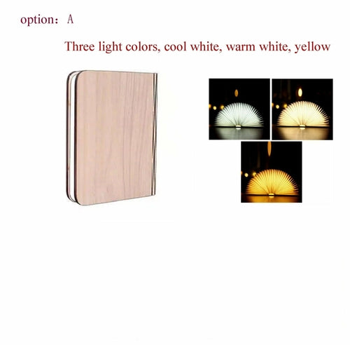 Portable LED Book Decor Night Light