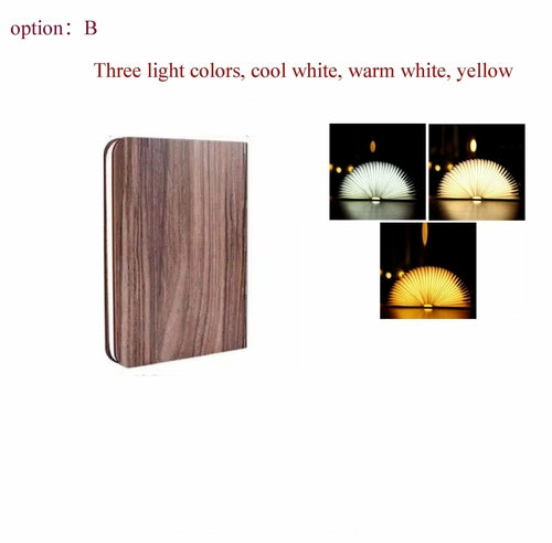 Portable LED Book Decor Night Light