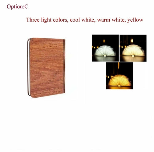 Portable LED Book Decor Night Light