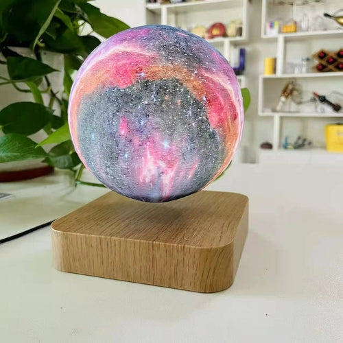 3D Magnetic Levitating Moon Lamp – Touch LED Night Light